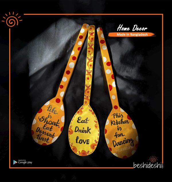 Hand Painted Wooden Spud