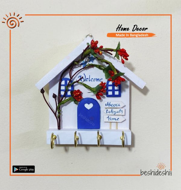 Welcome Home Key Ring Holder