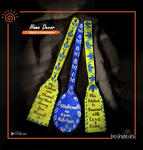 Hand Painted Wooden Spud