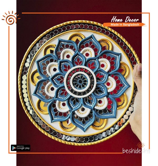 Lippan Art Mirror Work Wall Hanging