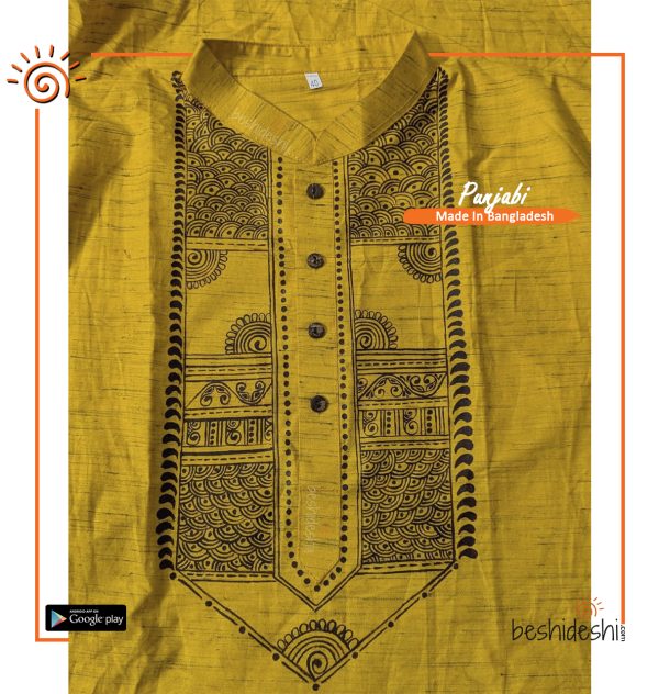 Hand Painted Men's Panjabi