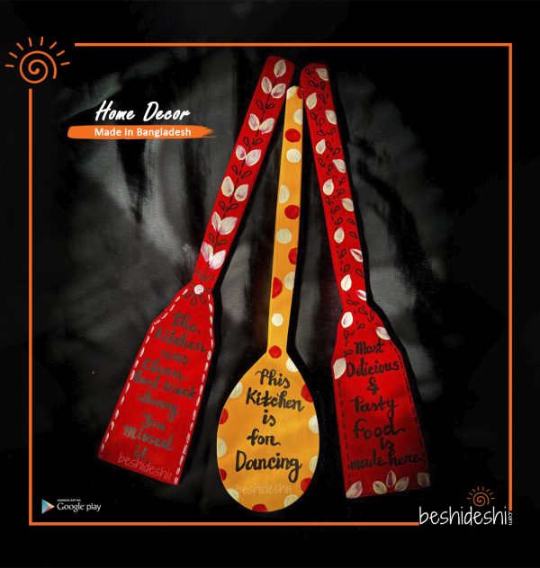 Hand Painted Wooden Spud