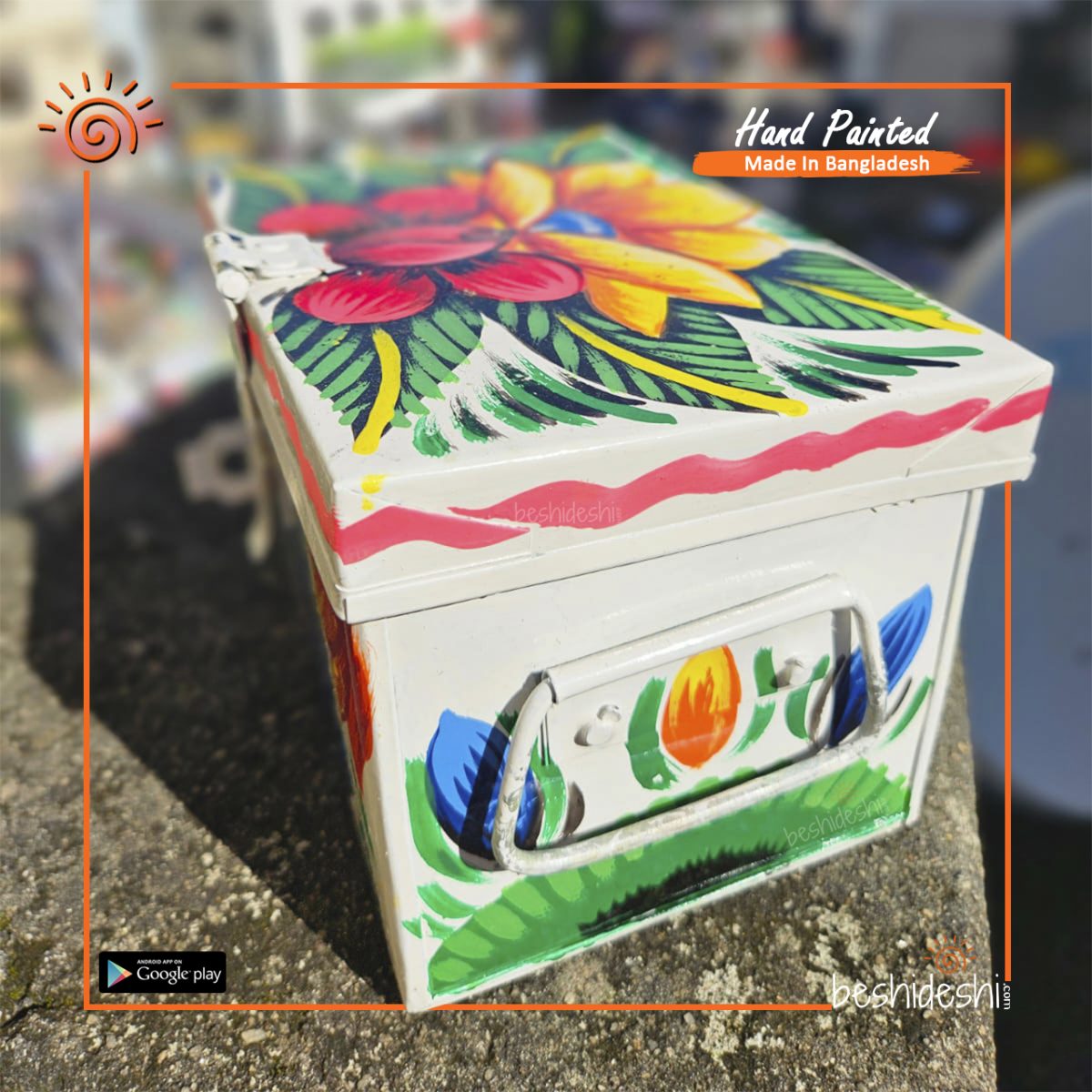 Rickshaw Painted Jewelry Box