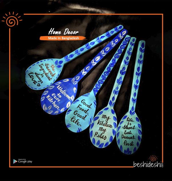 Hand Painted Wooden Spud