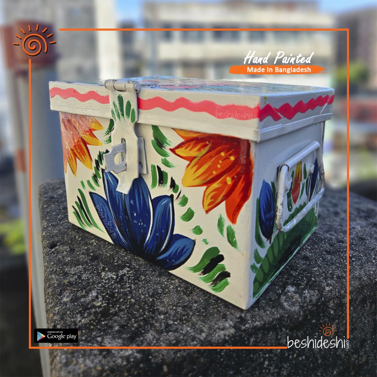 Rickshaw Painted Jewelry Box