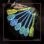 Hand Painted Wooden Spud