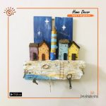 Night Beach House Key Ring Holder