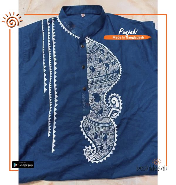 Hand Painted Men's Panjabi