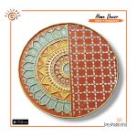 Lippan Art Mirror Work Wall Hanging