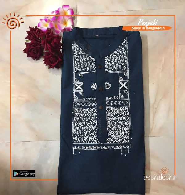 Hand Painted Men's Panjabi