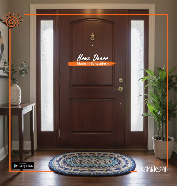 Hand Painted Jute Door Mat