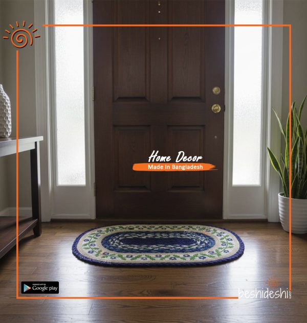 Hand Painted Jute Door Mat