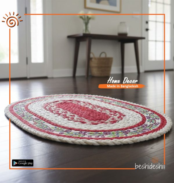 Hand Painted Jute Door Mat