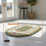 Hand Painted Jute Door Mat