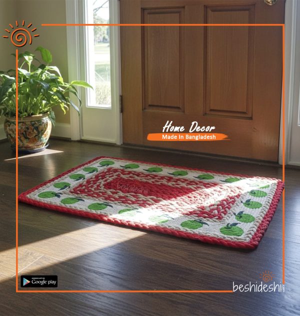 Hand Painted Jute Door Mat