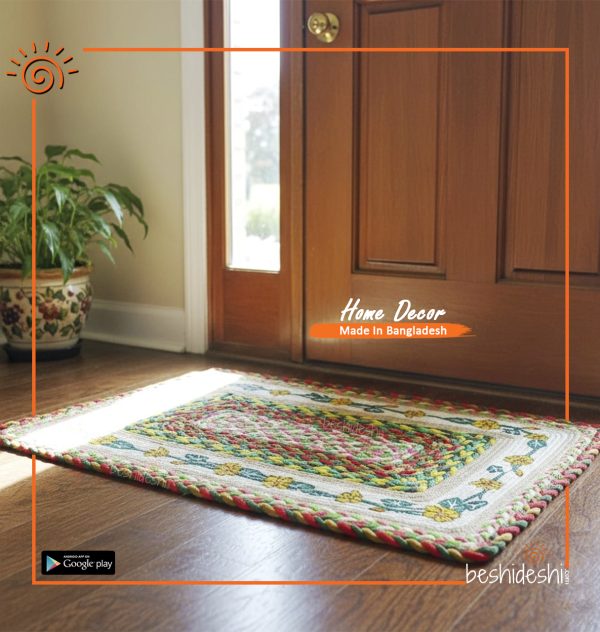 Hand Painted Jute Door Mat