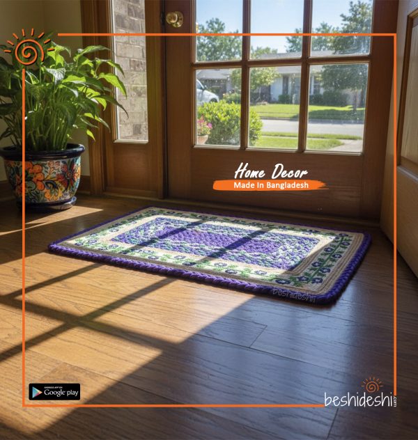 Hand Painted Jute Door Mat