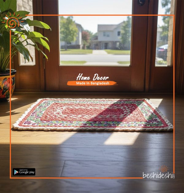 Hand Painted Jute Door Mat