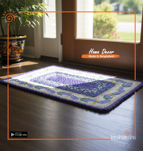 Hand Painted Jute Door Mat