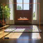 Hand Painted Jute Door Mat