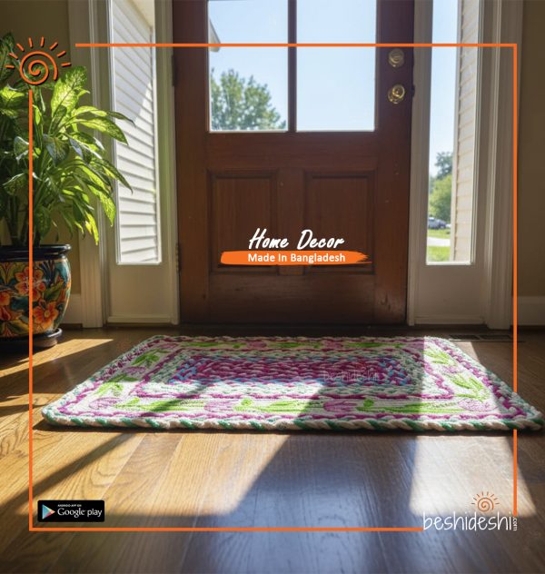 Hand Painted Jute Door Mat