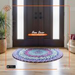 Hand Painted Jute Door Mat