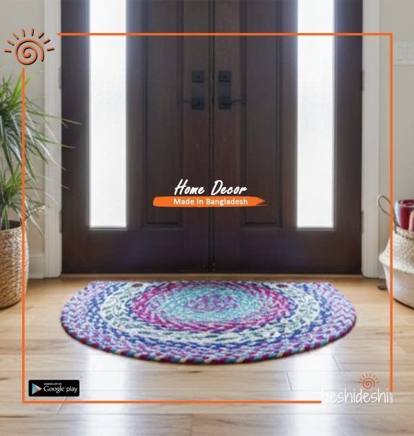 Hand Painted Jute Door Mat