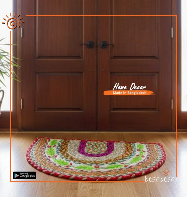 Hand Painted Jute Door Mat