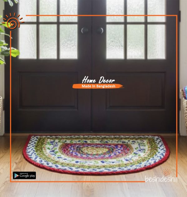 Hand Painted Jute Door Mat