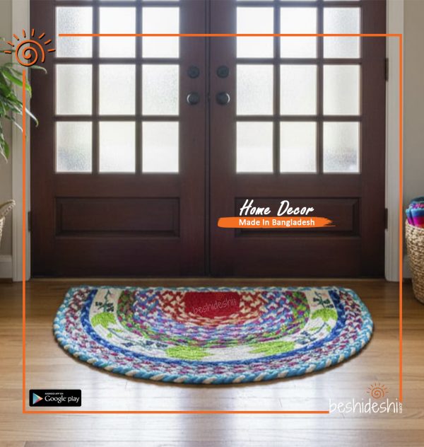 Hand Painted Jute Door Mat
