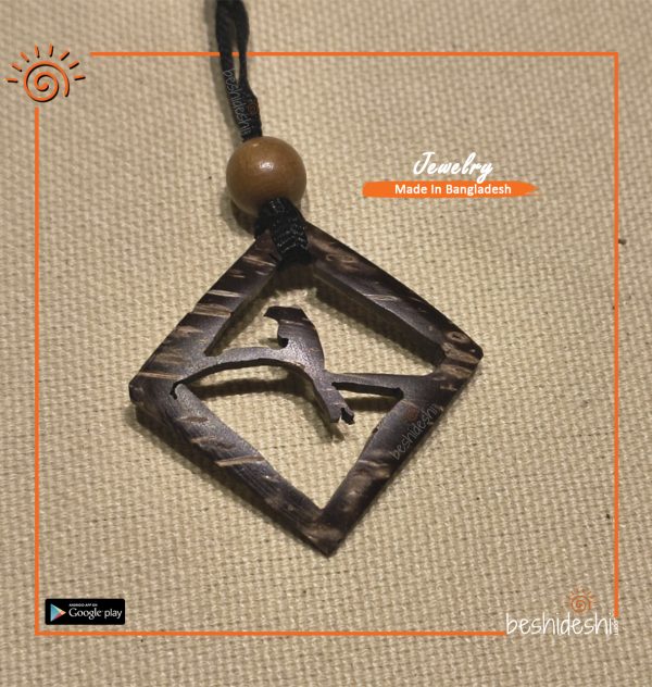 Handmade Coconut Shell Neckpiece