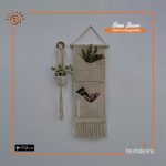 Macramé Double Pocket Hanger