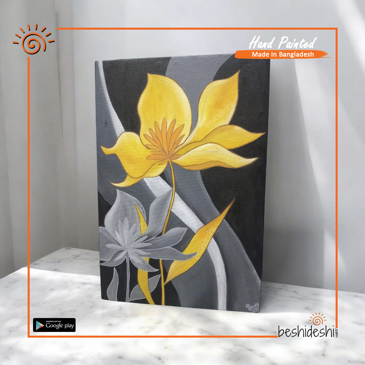 01 Hand Painted Canvas