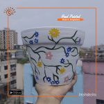 Hand Painted Terracotta Pot