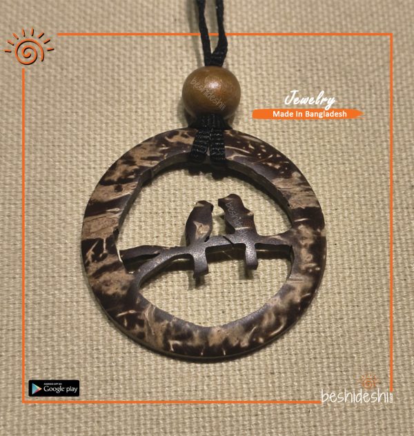 Handmade Coconut Shell Neckpiece