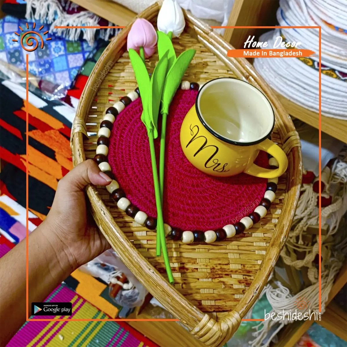 Cane Leaf Tray