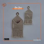 Macramé Mini Ball Pocket Hanger