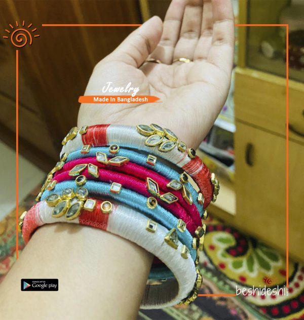 Rangdhanu Hand Made Bangle Set