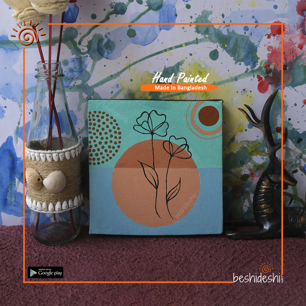 03 Hand Painted Canvas