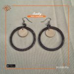 Handmade Coconut Shell Earring