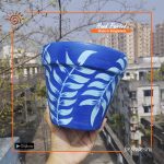 Hand Painted Terracotta Pot