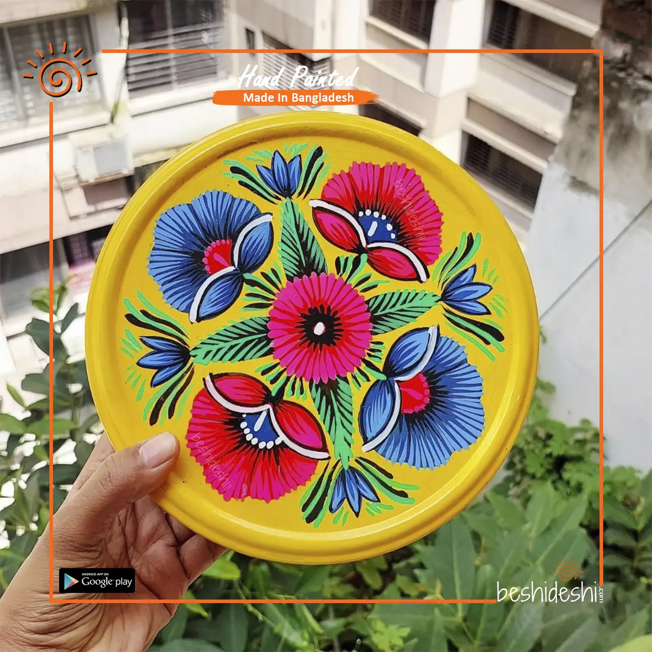 03 Rickshaw Painted Spices Box