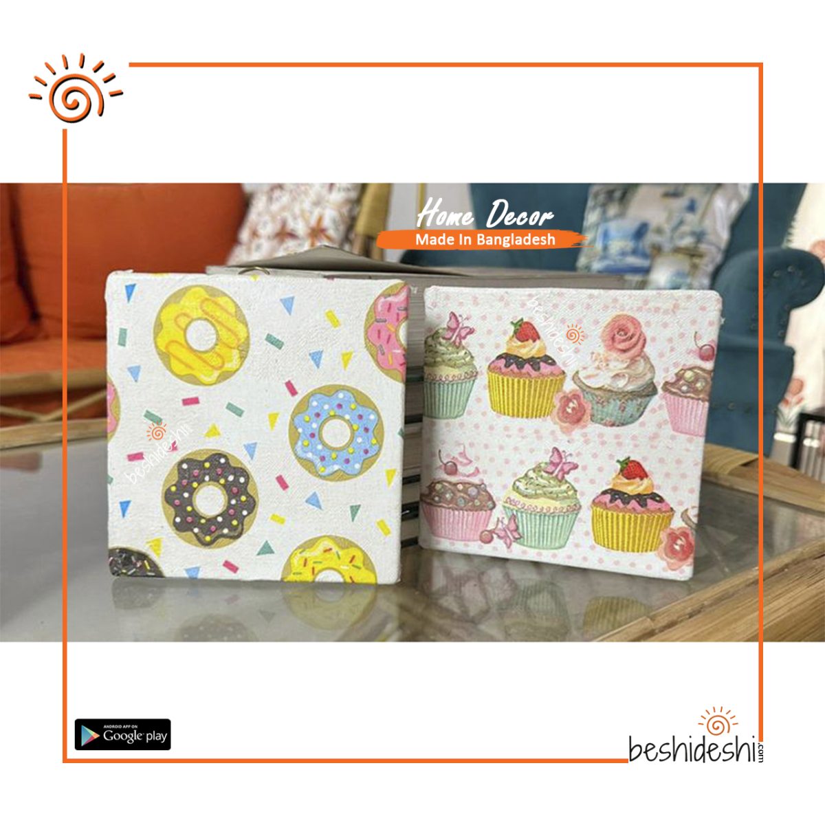 Decoupage Craft on Canvas