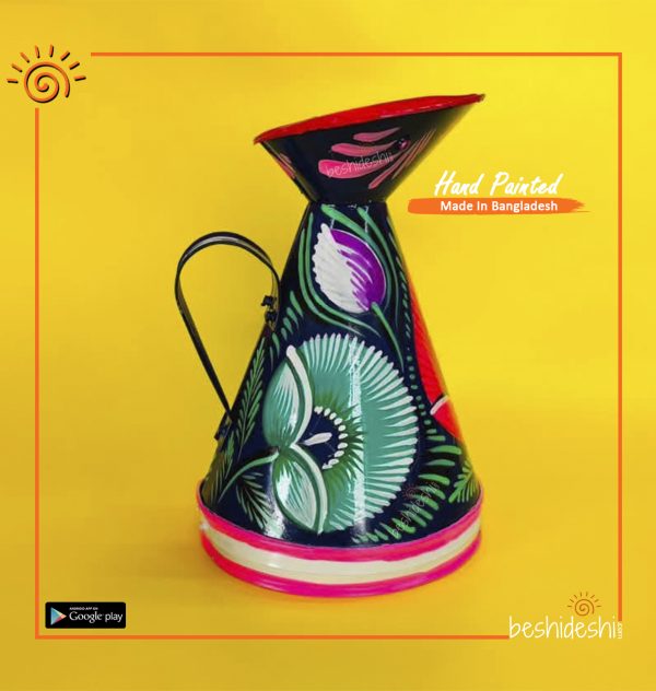 Rickshaw Painted Flower Vase