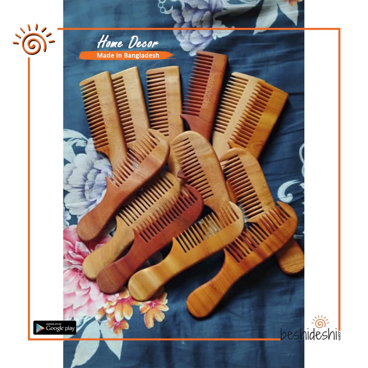 Wooden Hair Brush