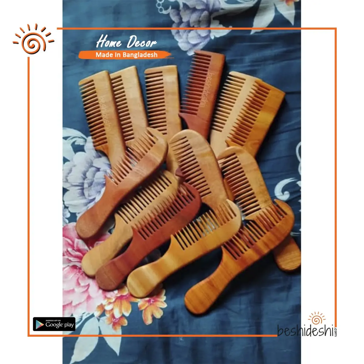 Wooden Hair Brush