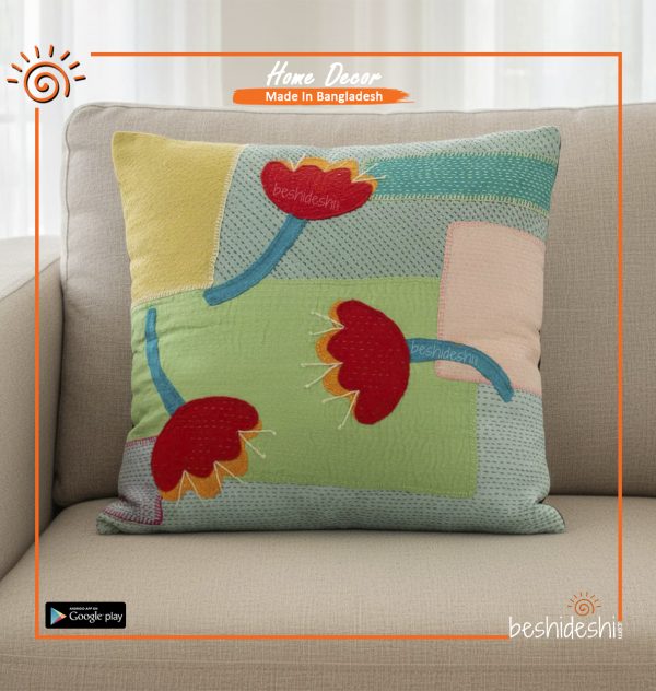 Hand Stitch Cushion Cover