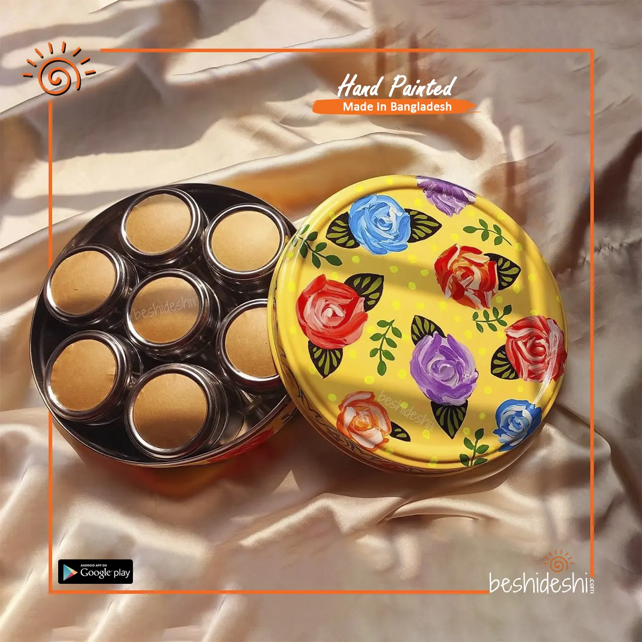 04 Hand Painted Spices Box