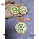 Handmade Embroidery Jewelry Set