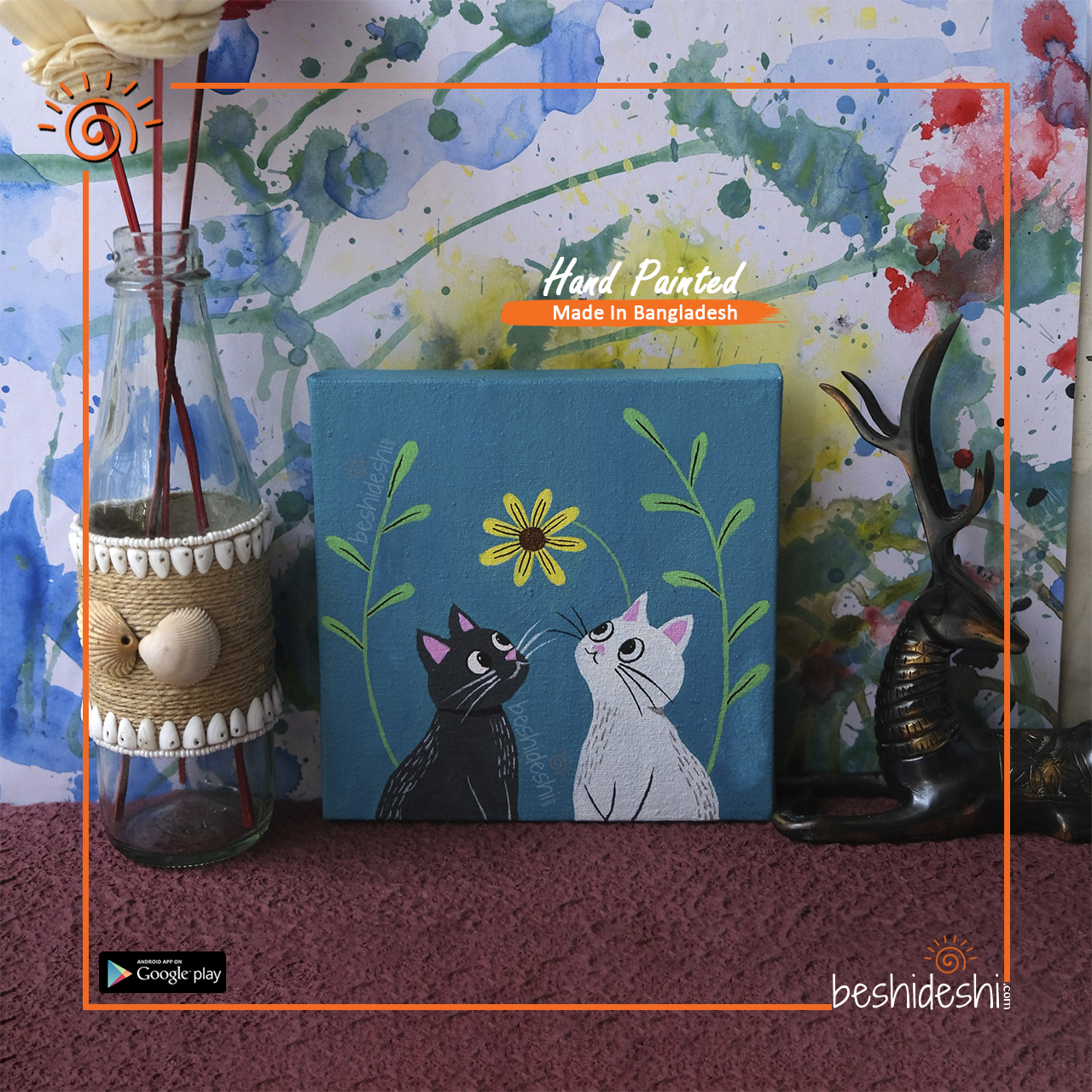 04 Hand Painted Canvas